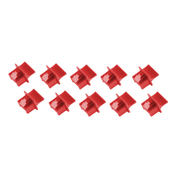shiverpeaks Staubschutz f&uuml;r RJ45 Kupplungen, rot