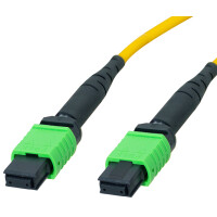 LogiLink MPO Patchkabel, 12 Fasern, Singlemode, OS2, 15 m