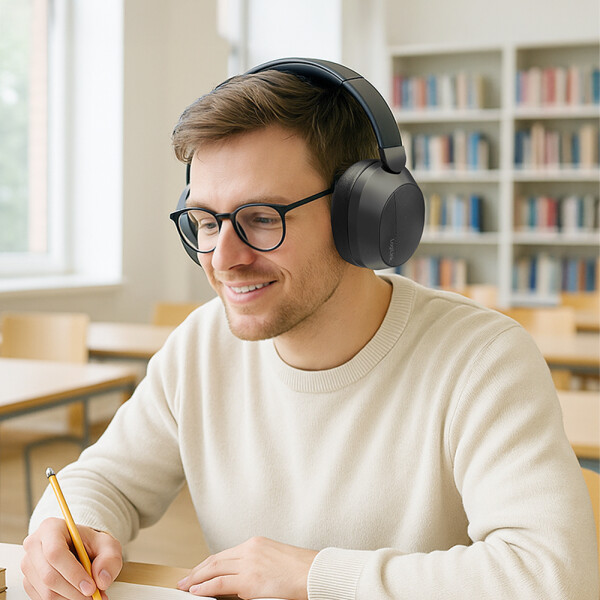 LogiLink BT 6.0 Headset SOUND WAVE, bluetoothf&auml;hig, schwarz