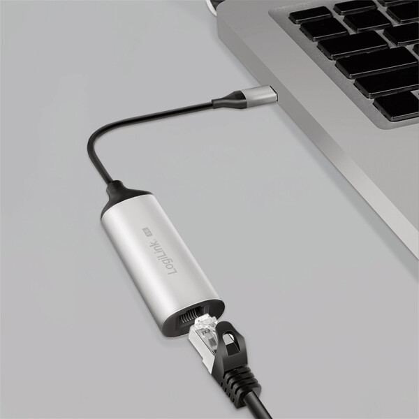 LogiLink USB 3.2 - Gigabit Ethernet Adapter, aus Aluminium