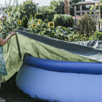 AGRIplus Gewebeplane mit Ösen, 3 x 4 m, grün,...