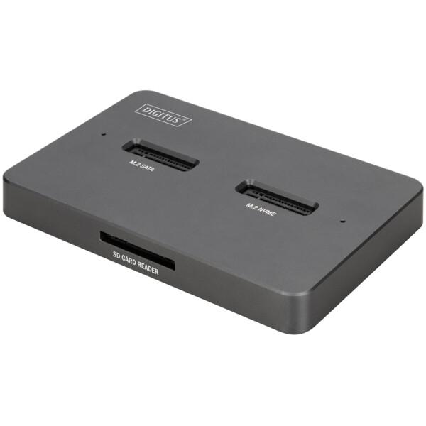 DIGITUS 3in1 M.2 NVMe + M.2 SATA SSD Docking Station