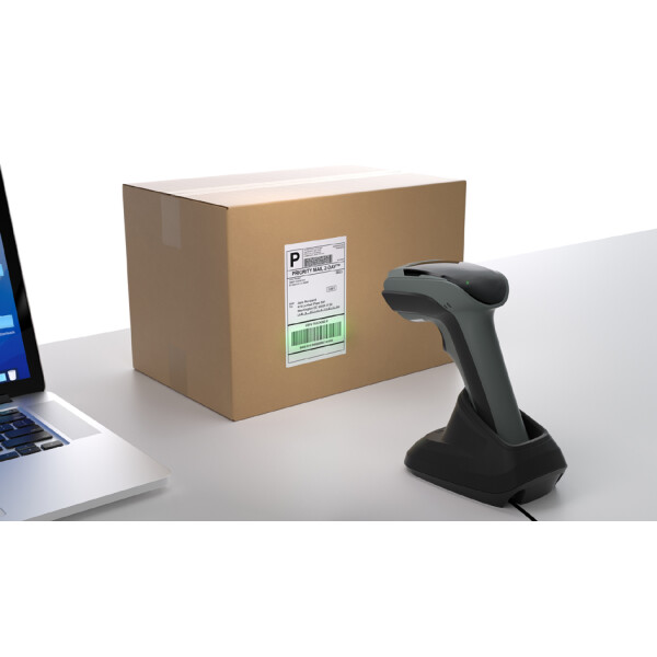 Safescan 1D 2D Barcode Handscanner 350-BT, kabellos