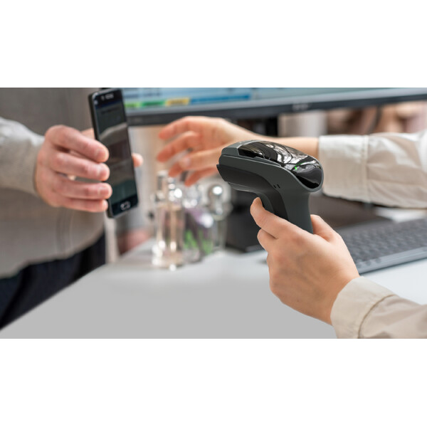 Safescan 1D 2D Barcode Handscanner 350-BT, kabellos