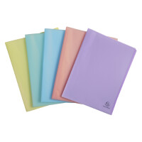 EXACOMPTA Sichtbuch Chromaline, DIN A4, 20 Hüllen,...