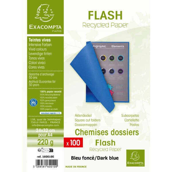 EXACOMPTA Aktenmappe "Flash 220", A4, Karton, sortiert