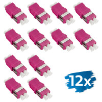 LogiLink LWL Kupplung-Set, 2x LC Duplex, ohne Flansch