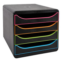 EXACOMPTA Schubladenbox BIG-BOX Plus, 4 Schübe,...