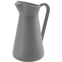EDA Krug aus Kunststoff, 5 Liter, grau