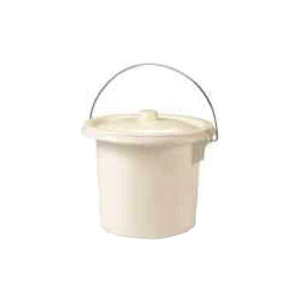 EDA Hygiene-Eimer, mit Metallgriff, 11,5 Liter, creme