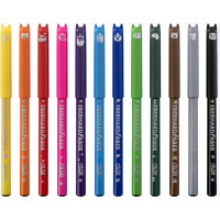 EBERHARD FABER Fasermaler Animal COLORI, 12er Kartonetui
