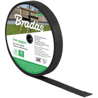 Bradas Baum-Bindeband, PP, 30 mm x 50 m, schwarz