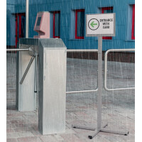 DURABLE Infoständer INFO STAND OUTDOOR, DIN A4, grau