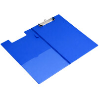 pavo Klemmbrett-Mappe, mit Folienüberzug, DIN A4, blau