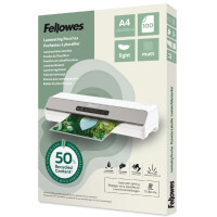 Fellowes Laminierfolientasche, DIN A6, matt, 160 mic