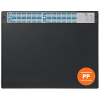 DURABLE Schreibunterlage mit Jahreskalender, PP, dunkelblau
