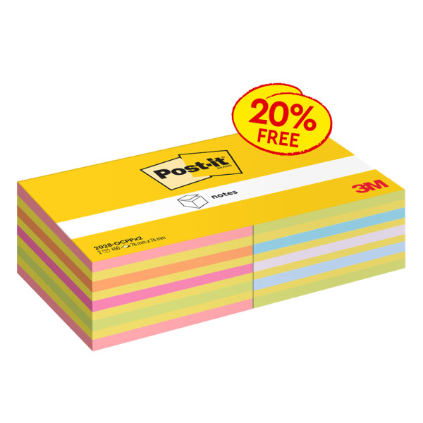 Post-it Haftnotiz-Würfel notes, 76 x 76 mm, Promotion