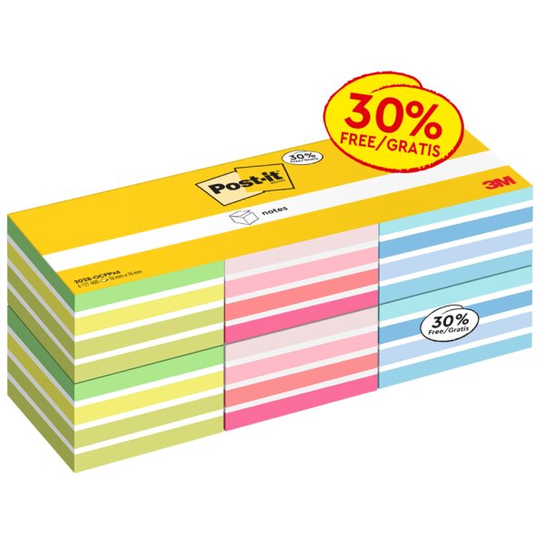 Post-it Haftnotiz-W&uuml;rfel notes, 76 x 76 mm, Promotion