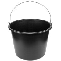 Bradas Baueimer, 12 Liter, PVC, schwarz