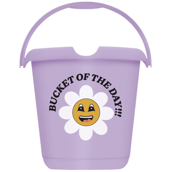 keeeper Deco-Putzeimer ilvie "Happy Flower", rund, 10 Liter