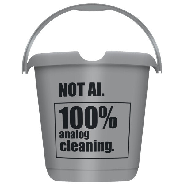 keeeper Deco-Putzeimer ilvie "Not AI", rund, 10 Liter