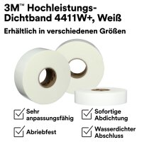 3M Hochleistungs-Dichtband 4411W+, 50 mm x 33 m, weiß