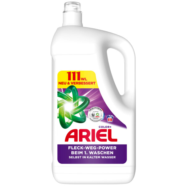 ARIEL Flüssigwaschmittel Color+, 1,125 Liter - 25 WL