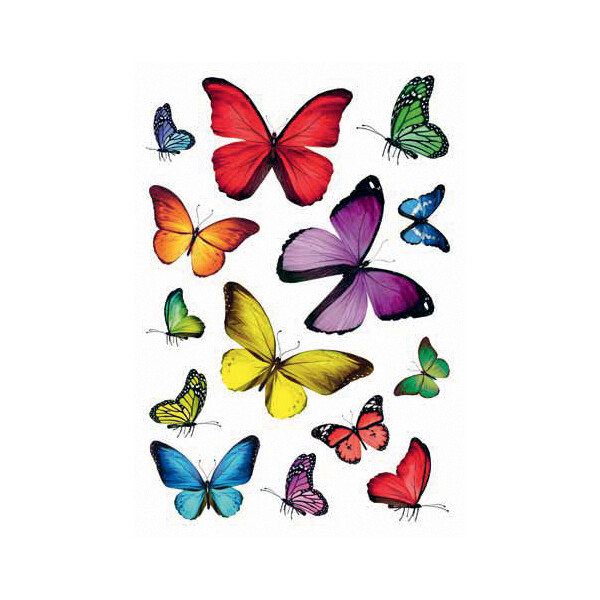HERMA Sticker DECOR Schmetterlinge, Papier