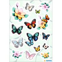 HERMA Sticker DECOR Schmetterlinge, Papier