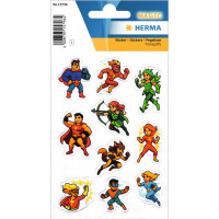 HERMA Sticker MAGIC Superhelden, Transpuffy