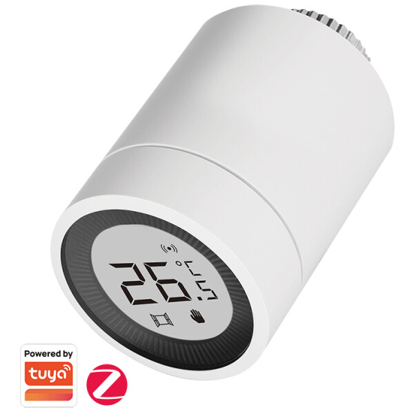 LogiLink Wi-Fi Smart Zigbee Thermostat-Heizk&ouml;rperventil,wei&szlig;