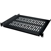 LogiLink 19" Fachboden, 1 HE, Festeinbau, (T)300 mm, grau