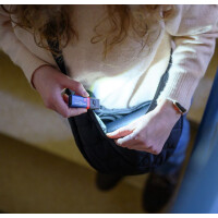 ANSMANN Mini-LED-Leuchte ACTION mit 9V Batterie, schwarz