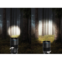 ANSMANN Akku LED-Taschenlampe Adventure TA2500RF, schwarz
