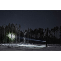 ANSMANN Akku LED-Taschenlampe Survival TS1000RF, schwarz