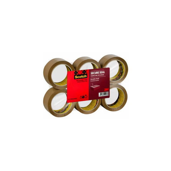 3M Scotch Verpackungsklebeband SECURE SEAL, 50mmx66m, braun