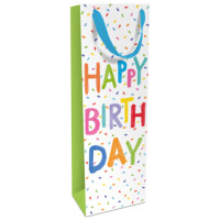 BRAUN+COMPANY Flaschentragetasche Geburtstag, 36 x 12 x 8...
