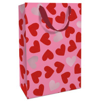 BRAUN+COMPANY Geschenktragetasche Liebe, 36 x 26 x 13 cm,...