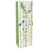 BRAUN+COMPANY Flaschentragetasche Blumenwiese, 36 x 12 x...