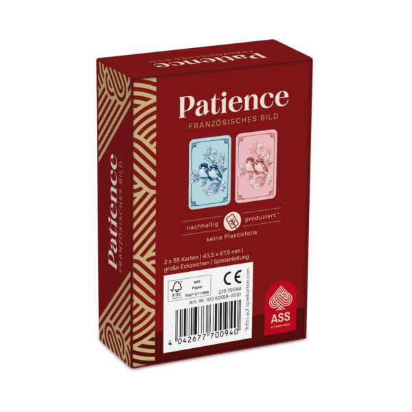 ASS Patience, gro&szlig;e Eckzeichen 10052659-0001