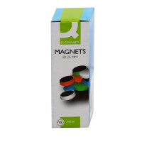 Q-CONNECT Magnet 10ST Ø25mm blau KF02640