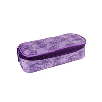 DONAU Schüleretui Motiv Flower Line Art