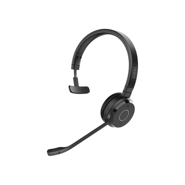 JABRA Headset Evolve 65 TE MS Mono, USB-A + Ladestation, schwarz