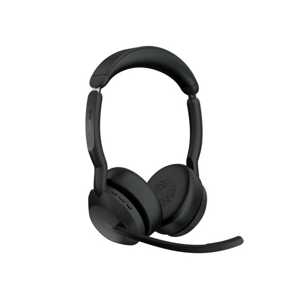 JABRA Headset Evolve2 55 MS Stereo + Link 390c + Ladestation, schwarz