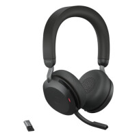 JABRA Headset Evolve2 75 UC Stereo, USB-A + Ladestation,...