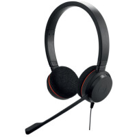 JABRA Headset Evolve 20 UC Stereo, schnurgebunden, schwarz
