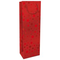 BRAUN+COMPANY Weihnachts-Flaschentragetasche Sternchen,...