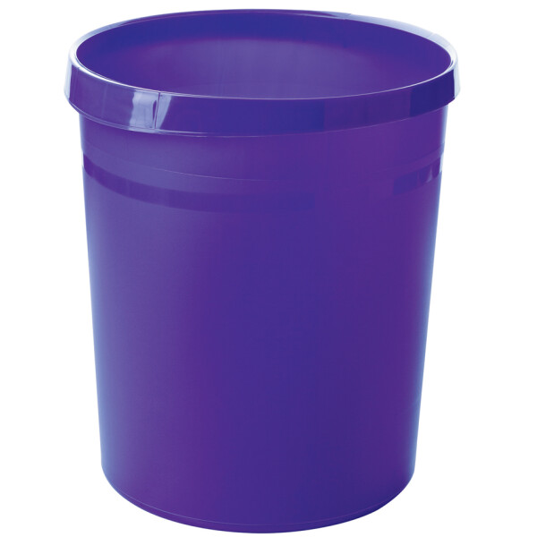 HAN Papierkorb GRIP TREND COLOURS, PP, 18 Liter, lila