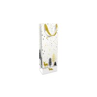 BRAUN+COMPANY Weihnachts-Flaschentragetasche Modern...