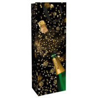 BRAUN+COMPANY Flaschentragetasche Silvester Konfetti...